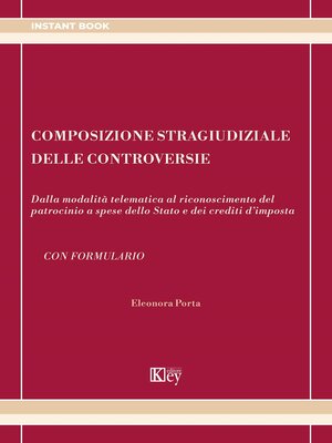 cover image of Composizione stragiudiziale delle controversie